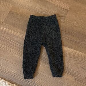 7AM ENFANT fuzzy Leggings Black Melange